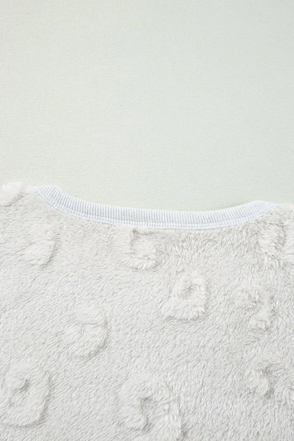 Light grey leopard fleece lounge set - Love Salve